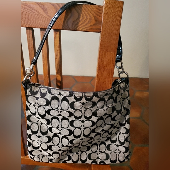 Coach Signature Hippie Handbag - Picture 2 of 7